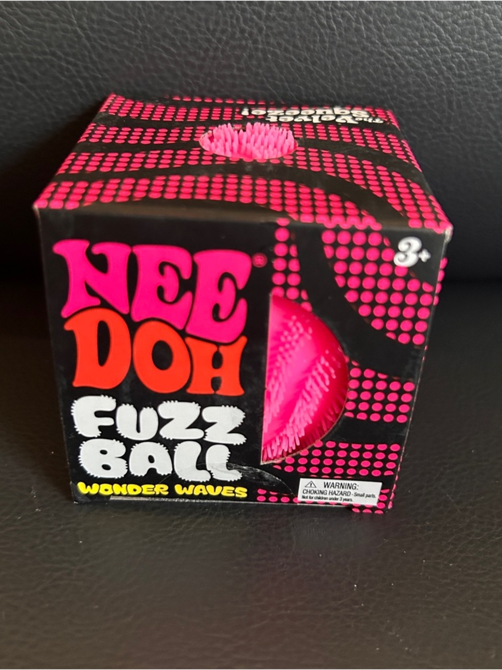 Nee Doh Fuzzball Squishy Fidget Toy - Pink NEW
